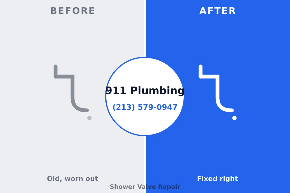 Before and after: plumbing repair Elizabethville, PA
